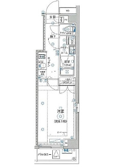 練馬区平和台のマンションの間取り