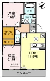 アルタ青地ビューの間取り