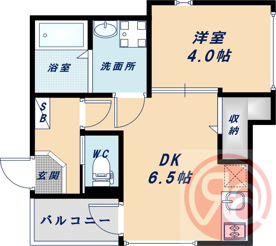 ハーモニーテラス上住吉の間取り