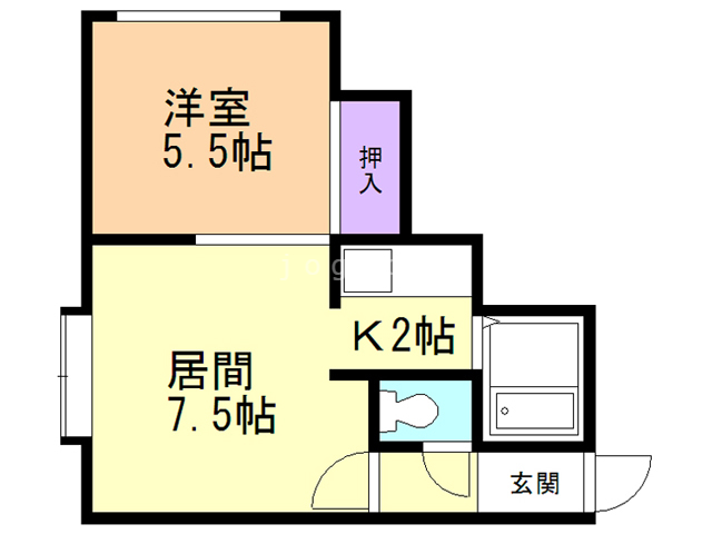 セコンズ７の間取り