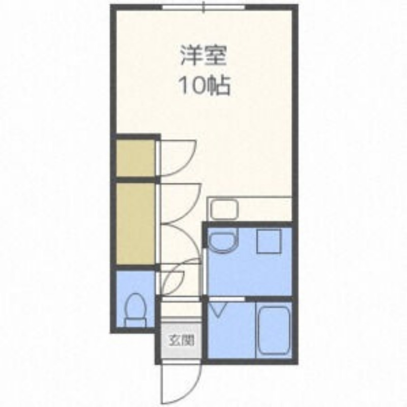 小樽市銭函のマンションの間取り