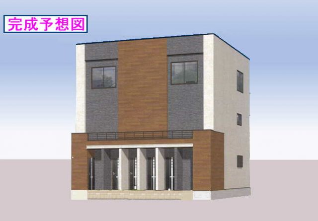 【名古屋市中村区藤江町のアパートの建物外観】