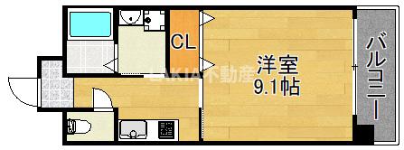 REBANGA阿倍野APの間取り