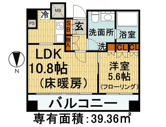 文京区湯島のマンションの間取り