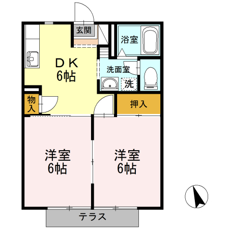 ヴァンテIIの間取り