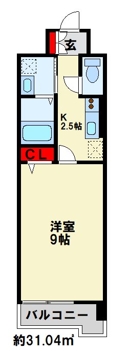 ベーシック・グローブの間取り