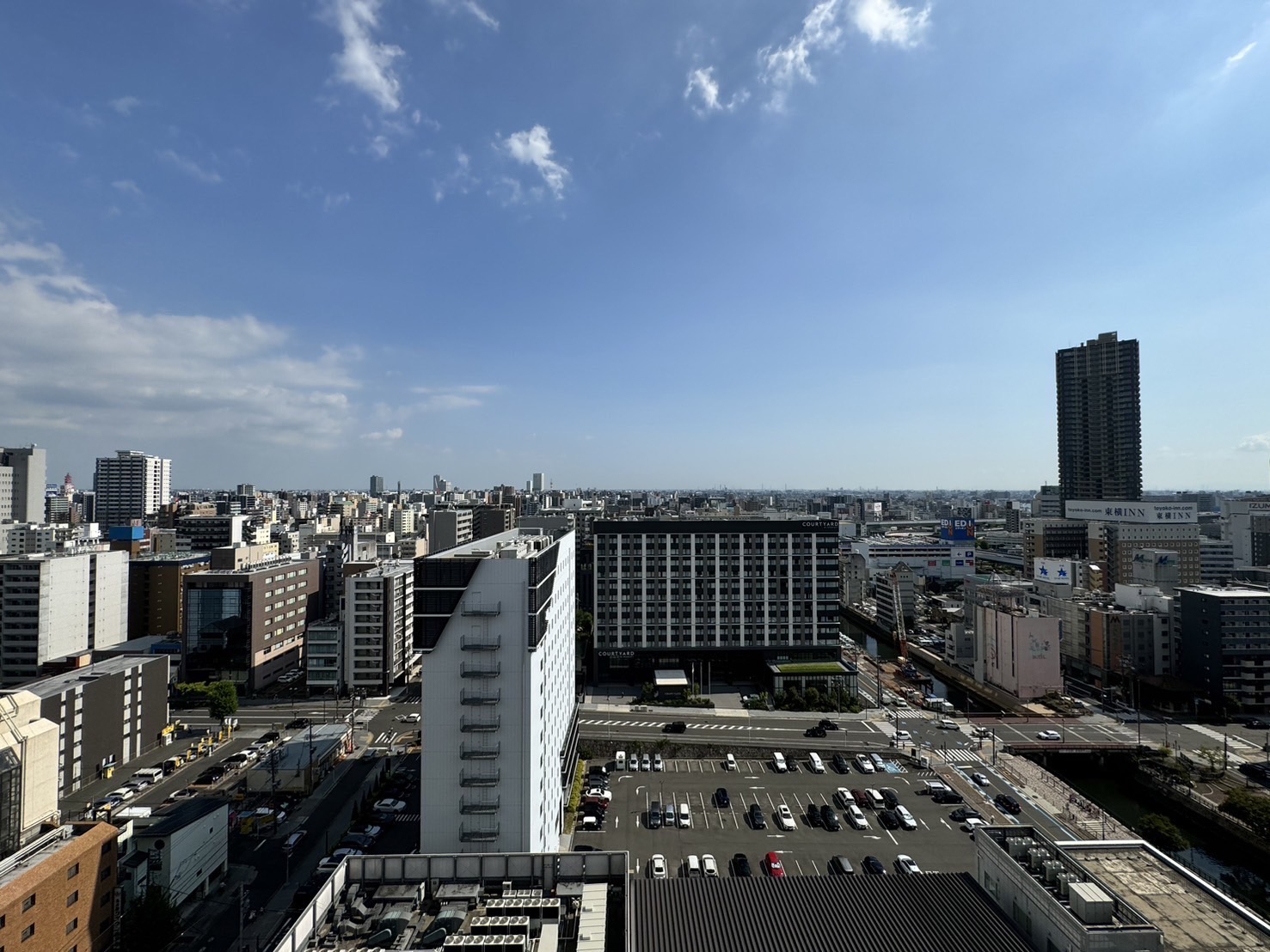 【プラウドタワー名古屋栄のバルコニー】