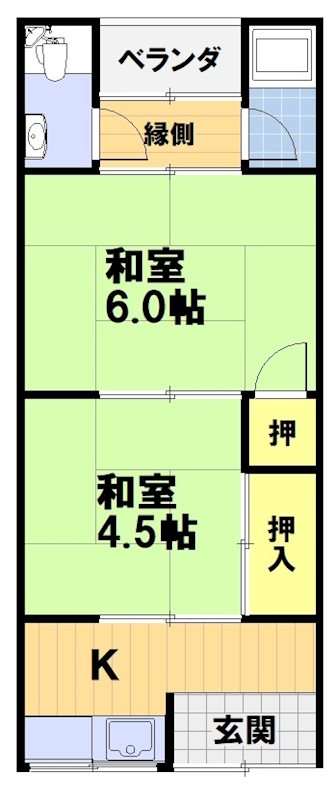 みそのハイツの間取り