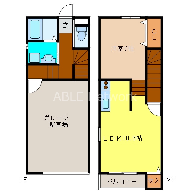 Gハウス3番館の間取り