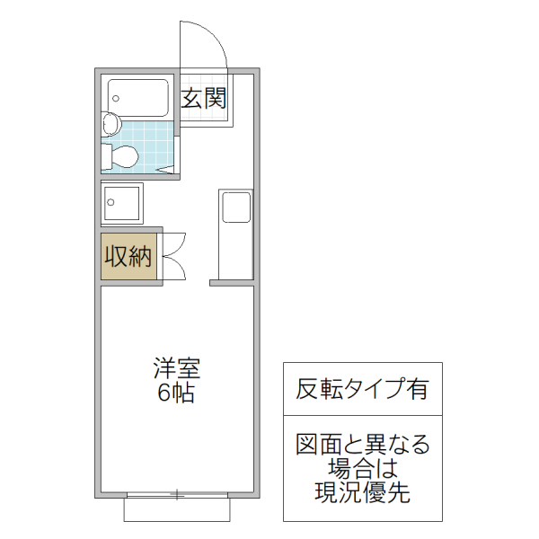 クアトロ Cの間取り