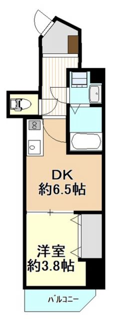 大阪市城東区永田のマンションの間取り