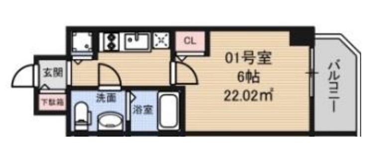 S-RESIDENCE北浜の間取り