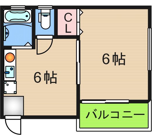 ハイツなごみの間取り