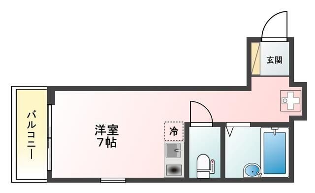 大田区羽田のアパートの間取り