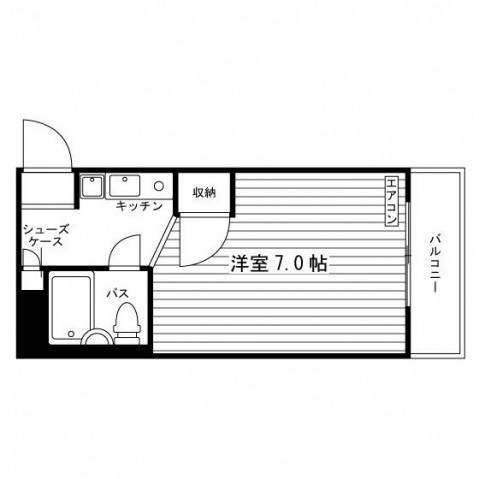 サンシャインビル晋州館の間取り