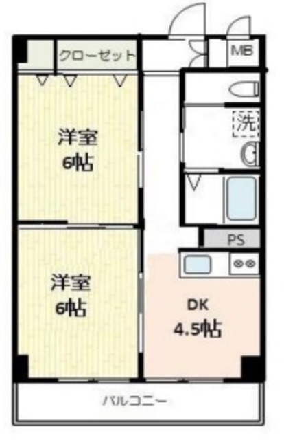 カールトンコートの間取り