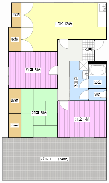 坂本マンションの間取り