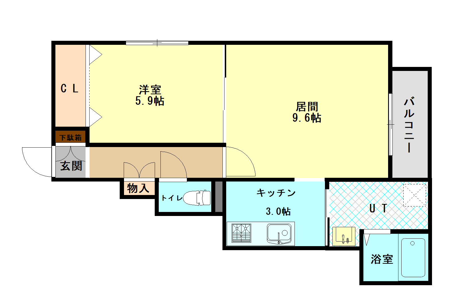 ハスコリオ東光IIIの間取り