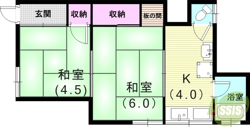 林文化(房王寺町4)の間取り