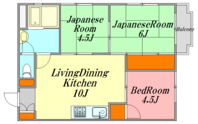 広島市佐伯区新宮苑のマンションの間取り