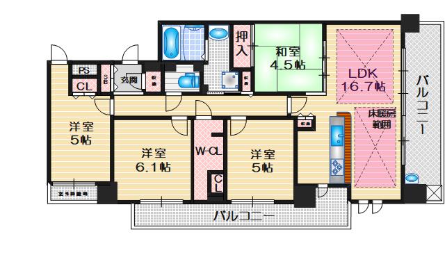 ミリカヒルズI地区の間取り