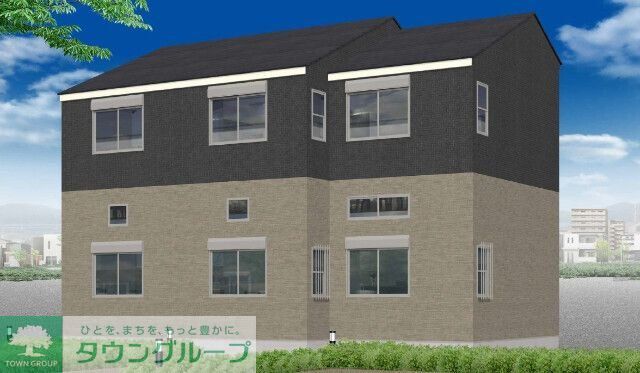 【相模原市南区北里のアパートの建物外観】