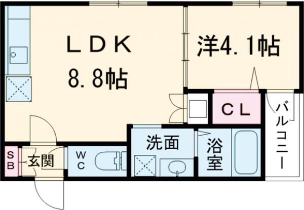 アトムハウスIII号館の間取り