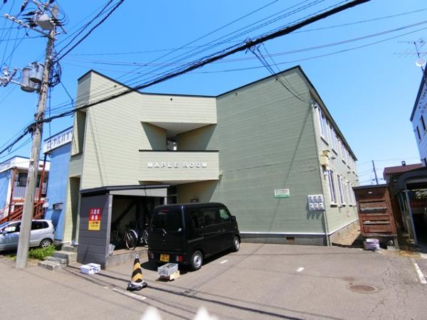 江別市野幌町のアパートの建物外観