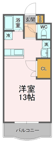 リバーサイド巴の間取り