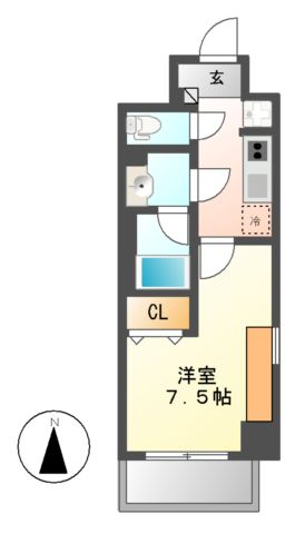 ドゥナーレ辻町の間取り