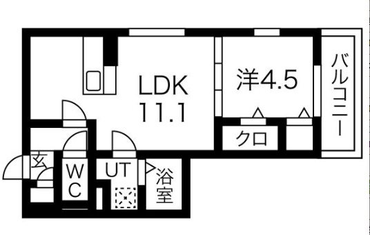 レガートIIの間取り