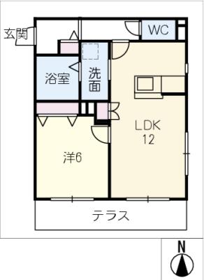 ＣＡＳＡ　ＡＮＮＡＢＥＬ　Ｅ棟の間取り