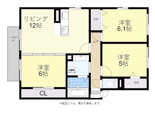 ウィット川崎　Ｂ棟の間取り