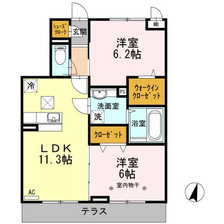 アルカンシエルIIの間取り