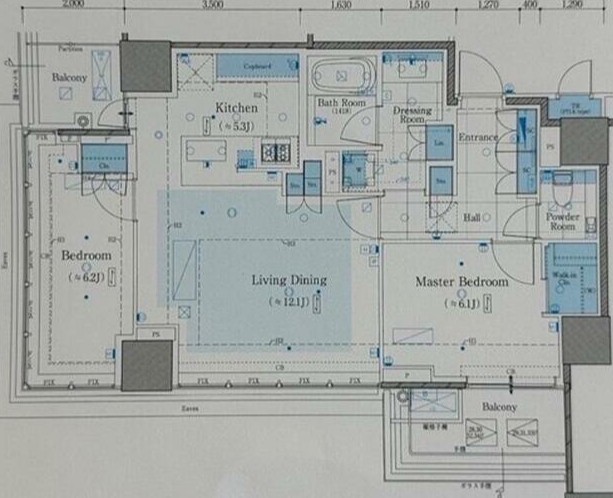 クラッシィタワー新宿御苑の間取り