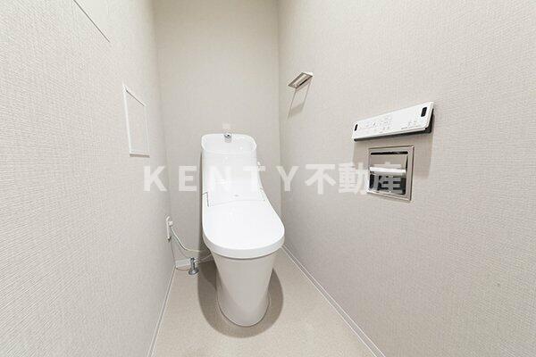 トイレ　ゆったりとした空間のトイレです