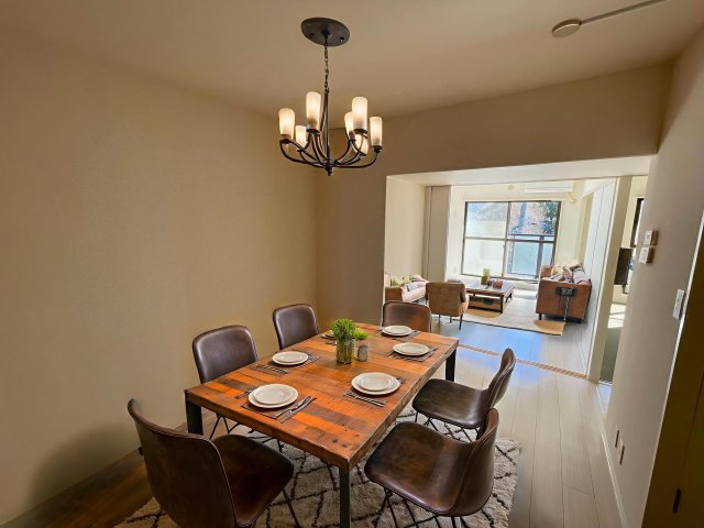 居室・リビング　家具・家電はイメージになります。