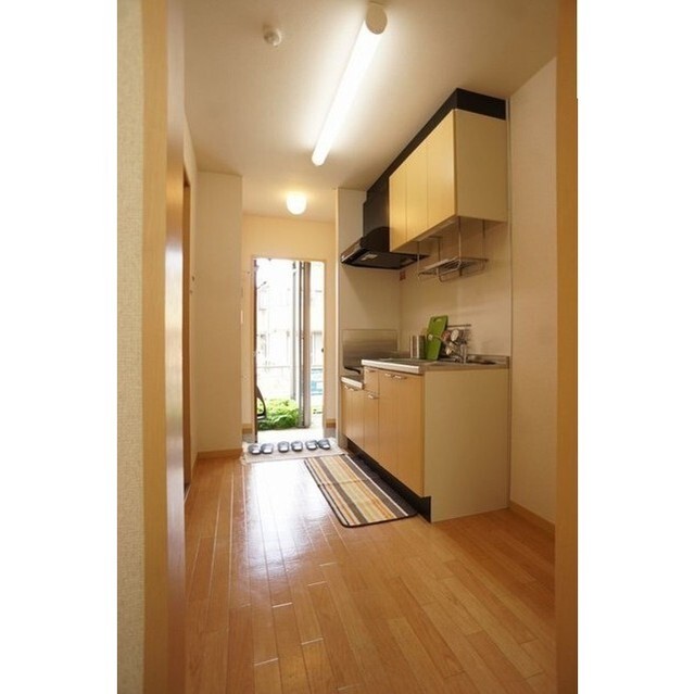 キッチン　都市ガス仕様のガス台をご用意ください！