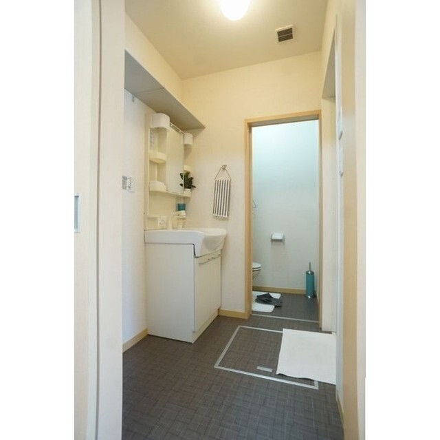 洗面設備　１Ｋですがサニタリーはきっちり分かれてます♪