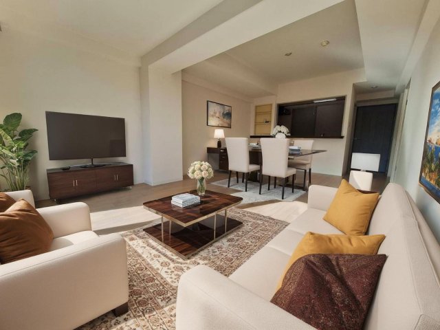 居室・リビング　※CG家具の為実際は家具・家電は付きません。