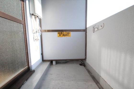 バルコニー　※別部屋の写真です