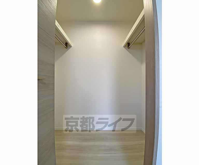 収納　ウォークインクローゼットです。