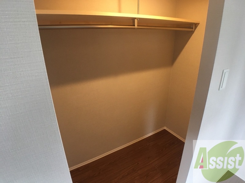 収納　寝室のクローゼットにもたくさん収納出来ますね！