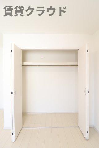 収納　室内洗濯機置き場