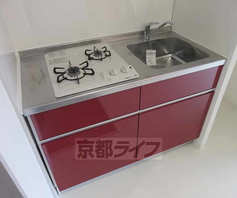 キッチン　２口ガスコンロです。