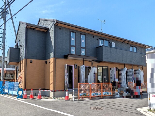 建物外観　建築中