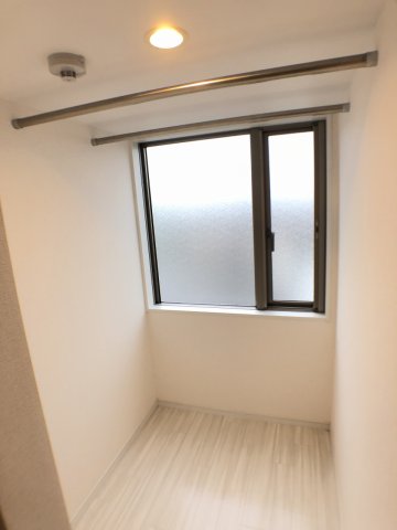 バルコニー　防犯面も安心ランドリースペース