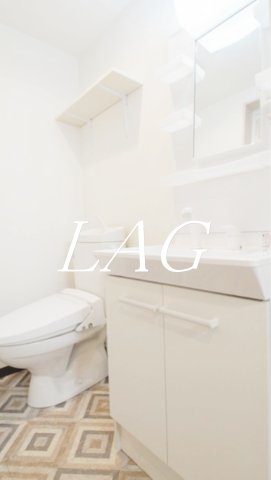 洗面設備　洗面台です。