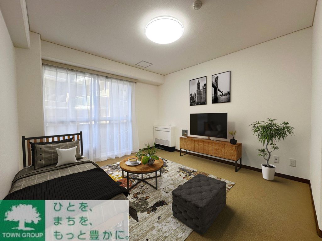 居室・リビング　家具家電配置イメージ