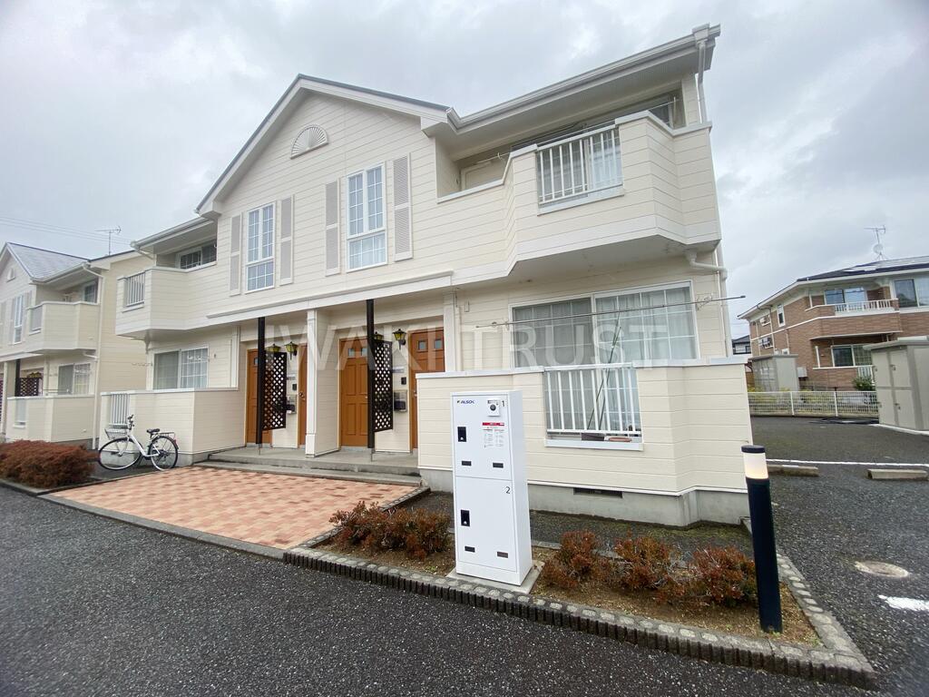 建物外観　全4戸なので全室とも角部屋のアパートになります